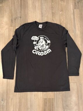 Black Long-Sleeve Creem Graphic Tee